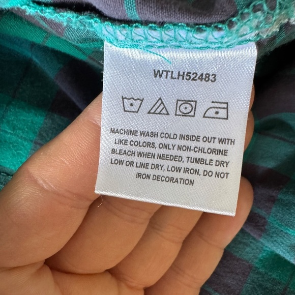 Wrangler Women's Vintage Western Plaid Pearl Snap Shirt Green XXL Rodeo Stampede - Picture 8 of 14